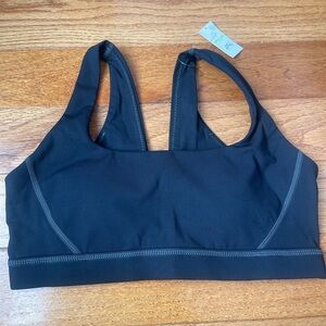 Women's Black Sports Bra aerie offline size small new with tags